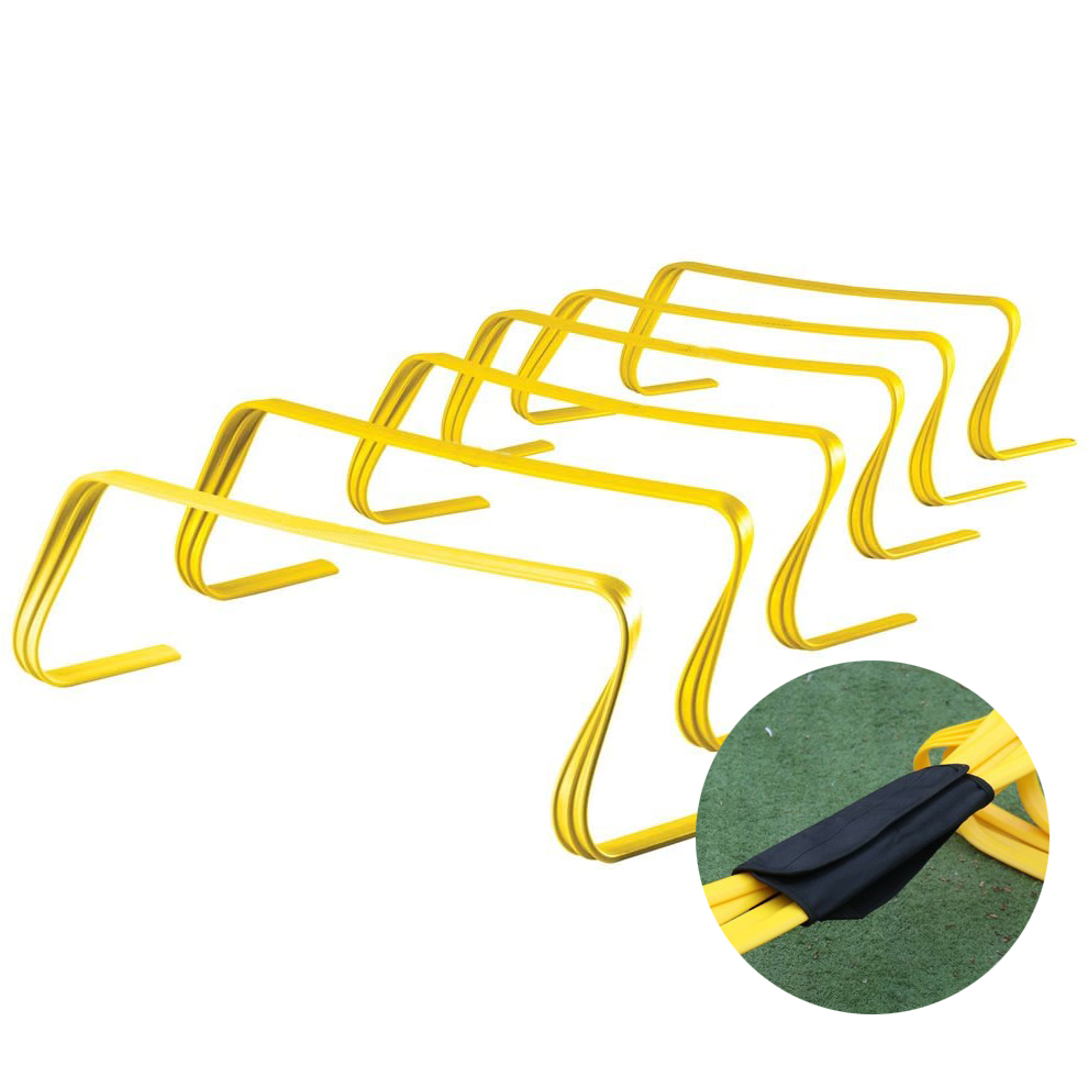 6" Agility Hurdles Sport Fitness Training Equipment Set of 6