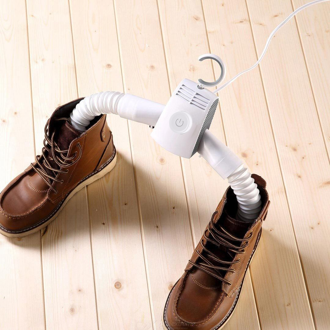Portable Travel Electric Clothes Hanger Shoe Dryer Drying Rack
