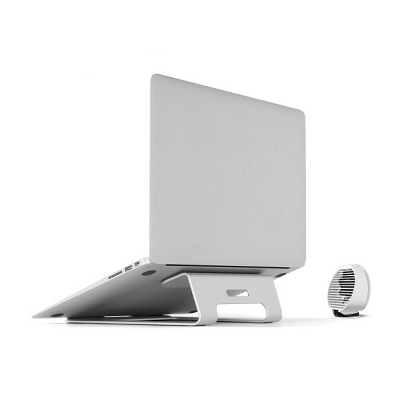 Aluminium Alloy 11" - 15" Macbook Laptop Stand w/ USB Fan