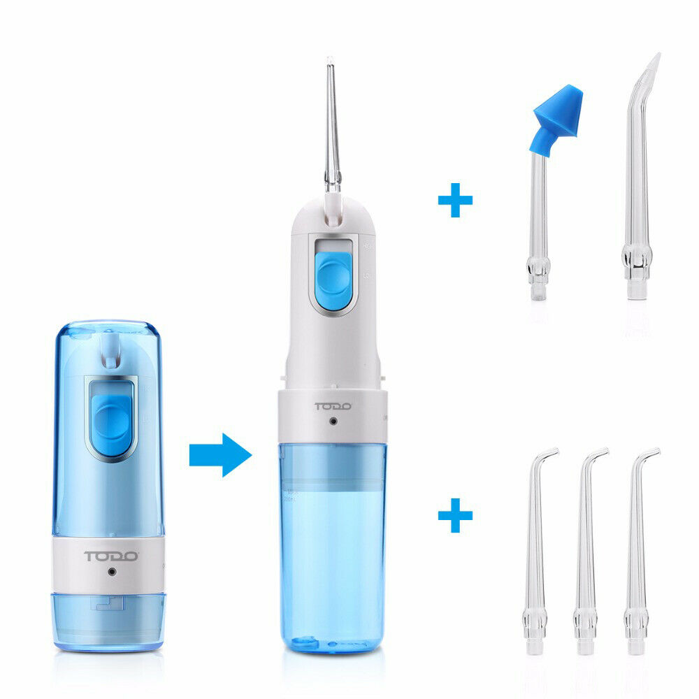 Rechargeable Travel Water Dental Jet Pick Flosser 90 PSI