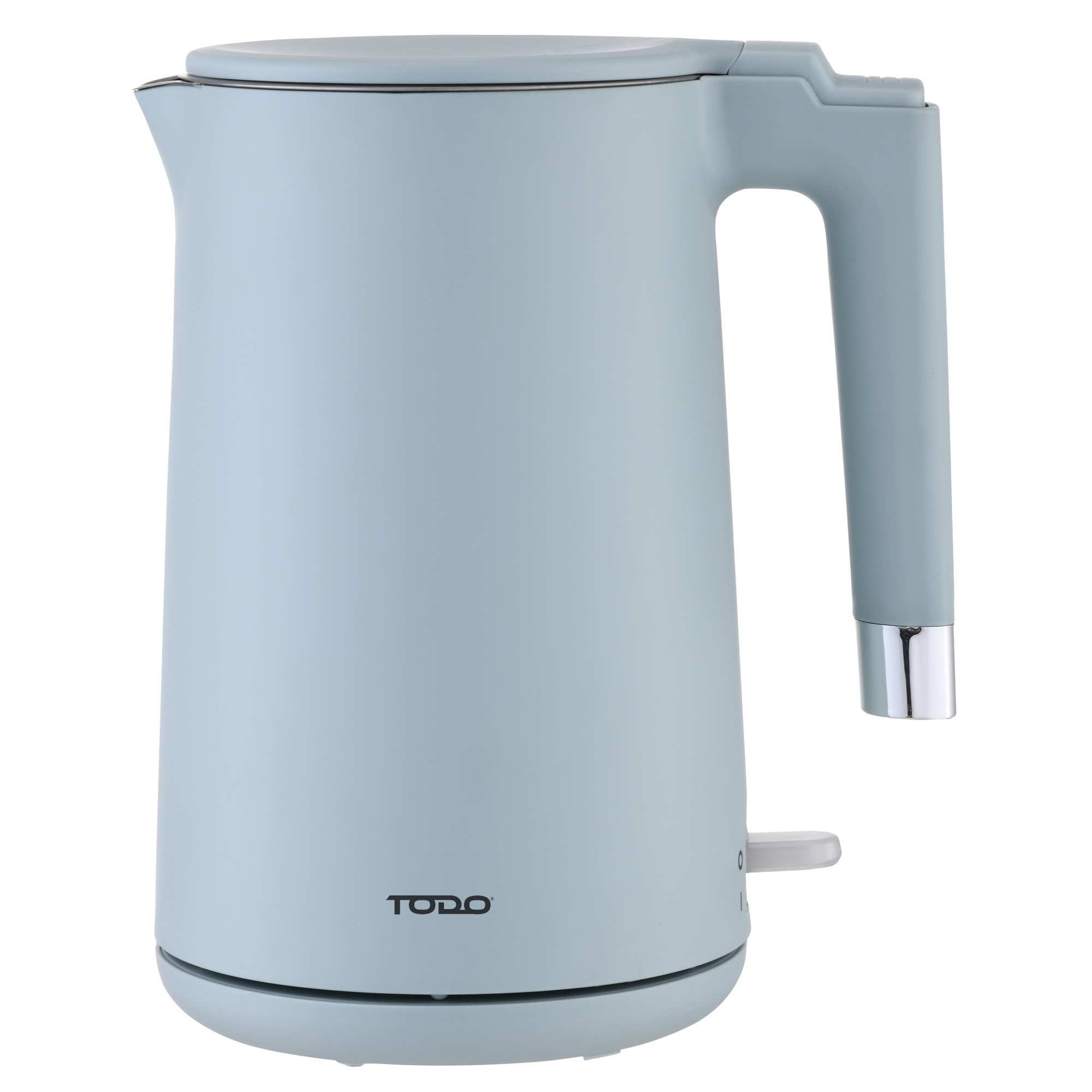 TODO 1.7L Electric Cordless Kettle Stainless Steel - Blue