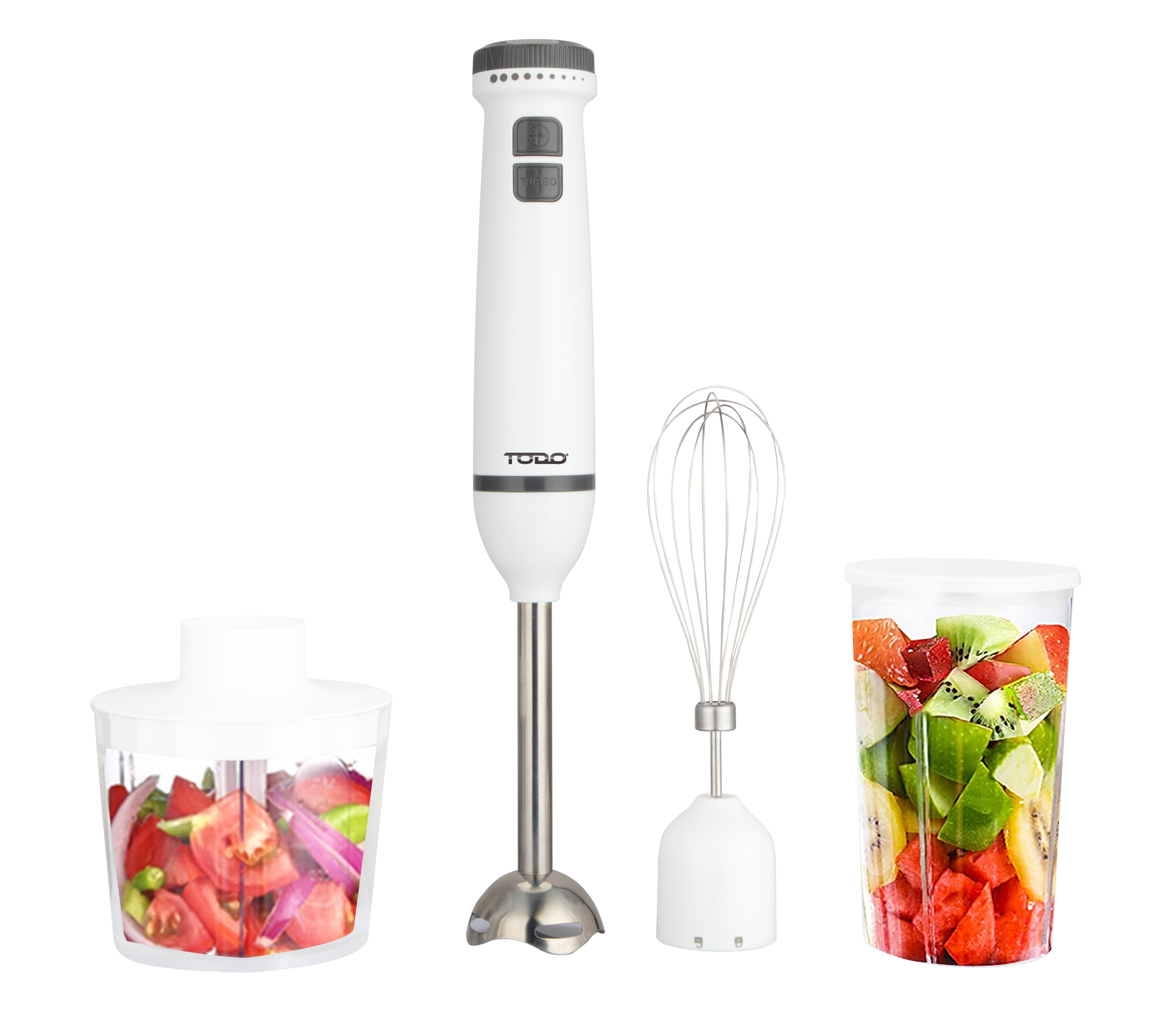 TODO Stick Mixer Set Food Chopper Electric Blender Whisk Beaker