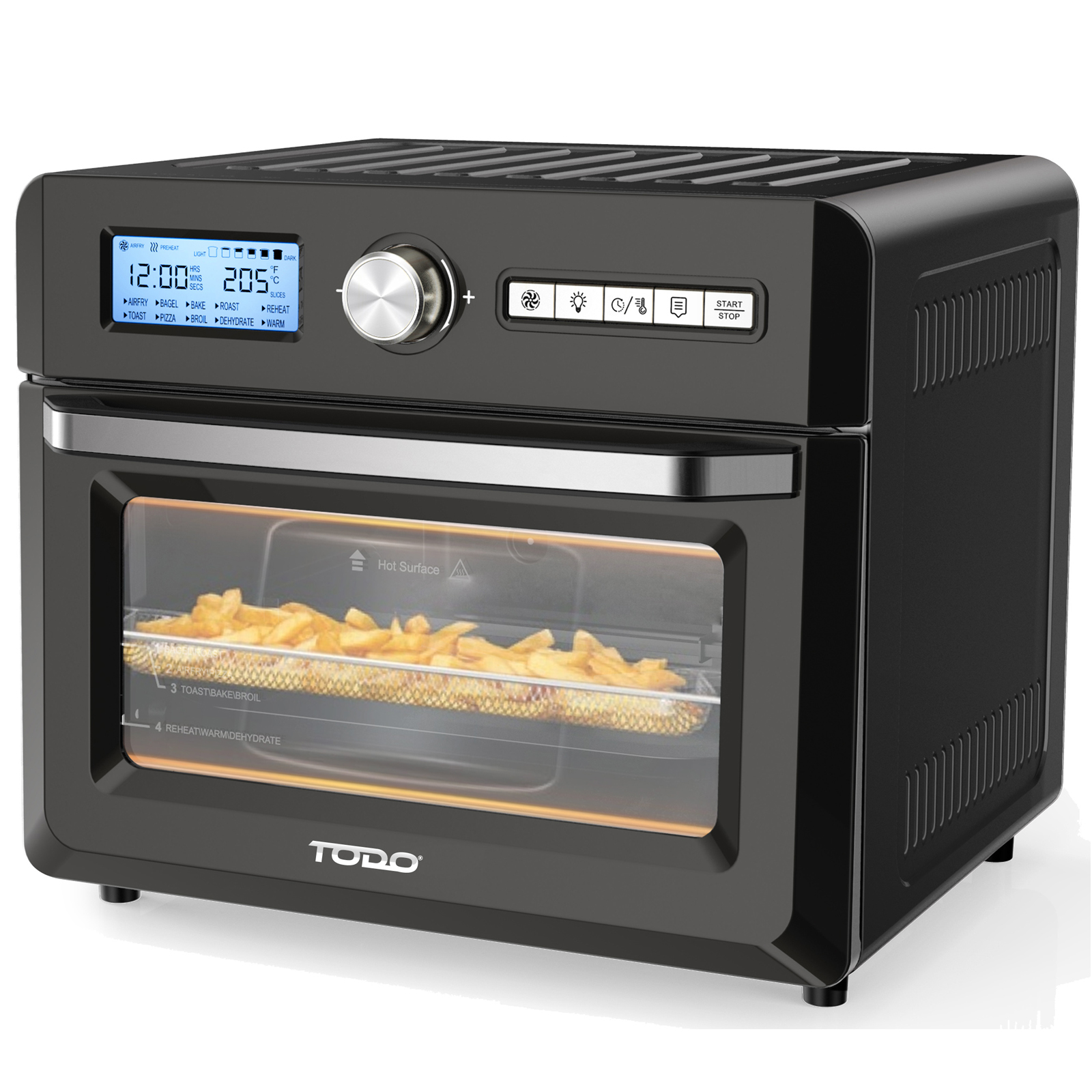18L Air Fryer Oven Grill 1550W Rotisserie Dehydrator