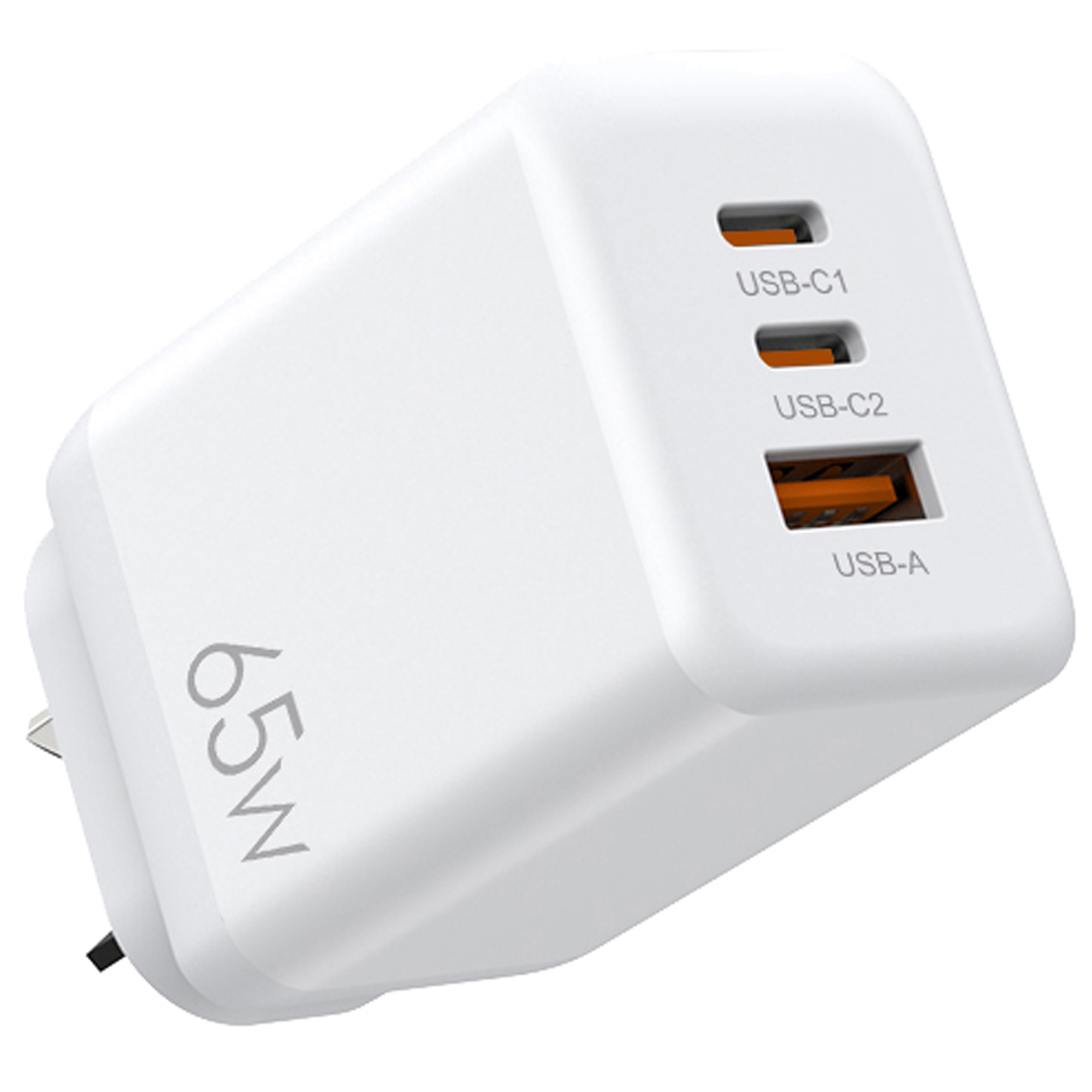 TODO 65W GaN USB Type C Charger Adaptor 3 Port Universal Chargin