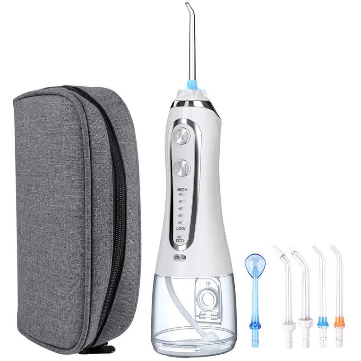 Rechargeable Water Dental Flosser Jet Pick 110 PSI 3.7V