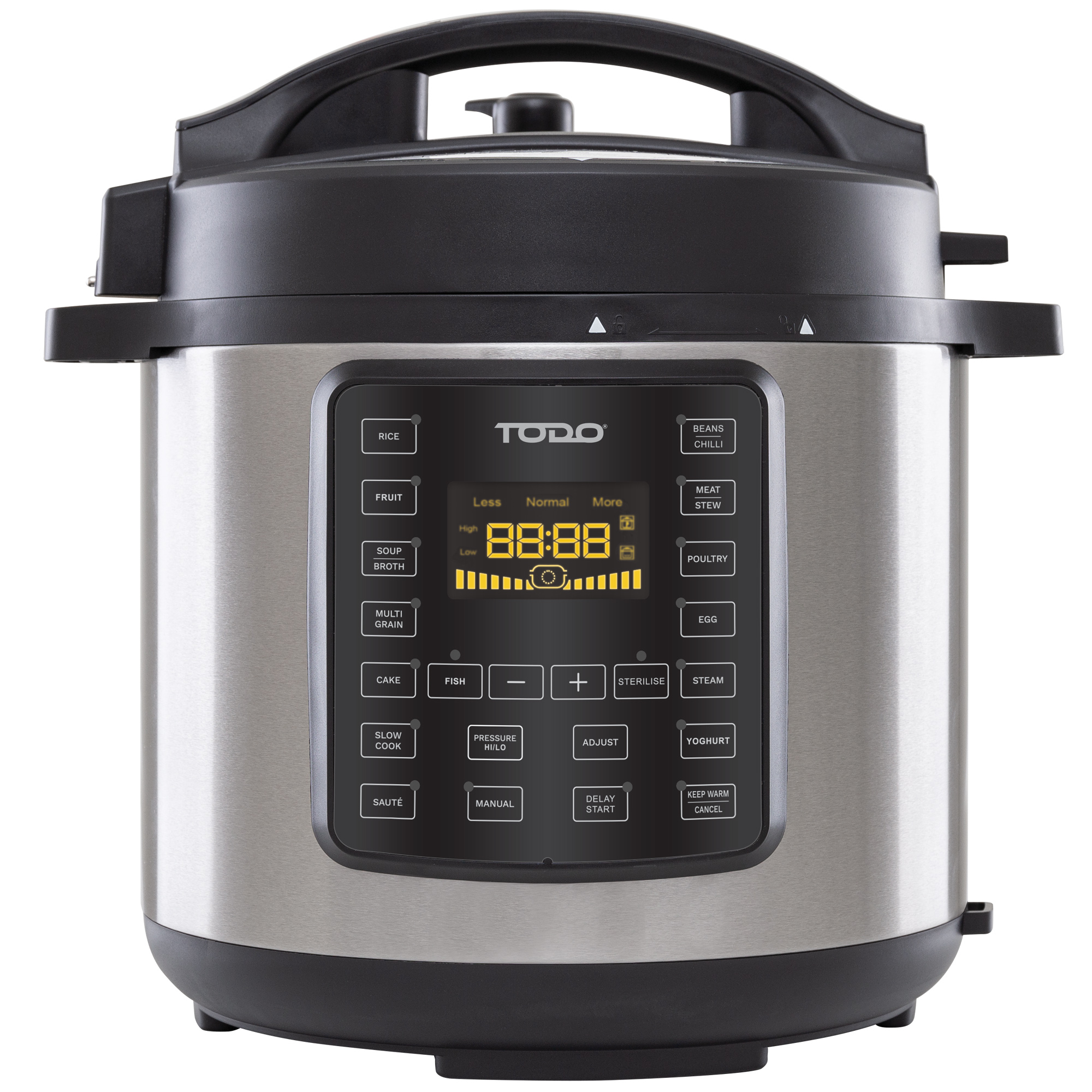 TODO 1000W 6L Electric Pressure Cooker 15 Preset Functions