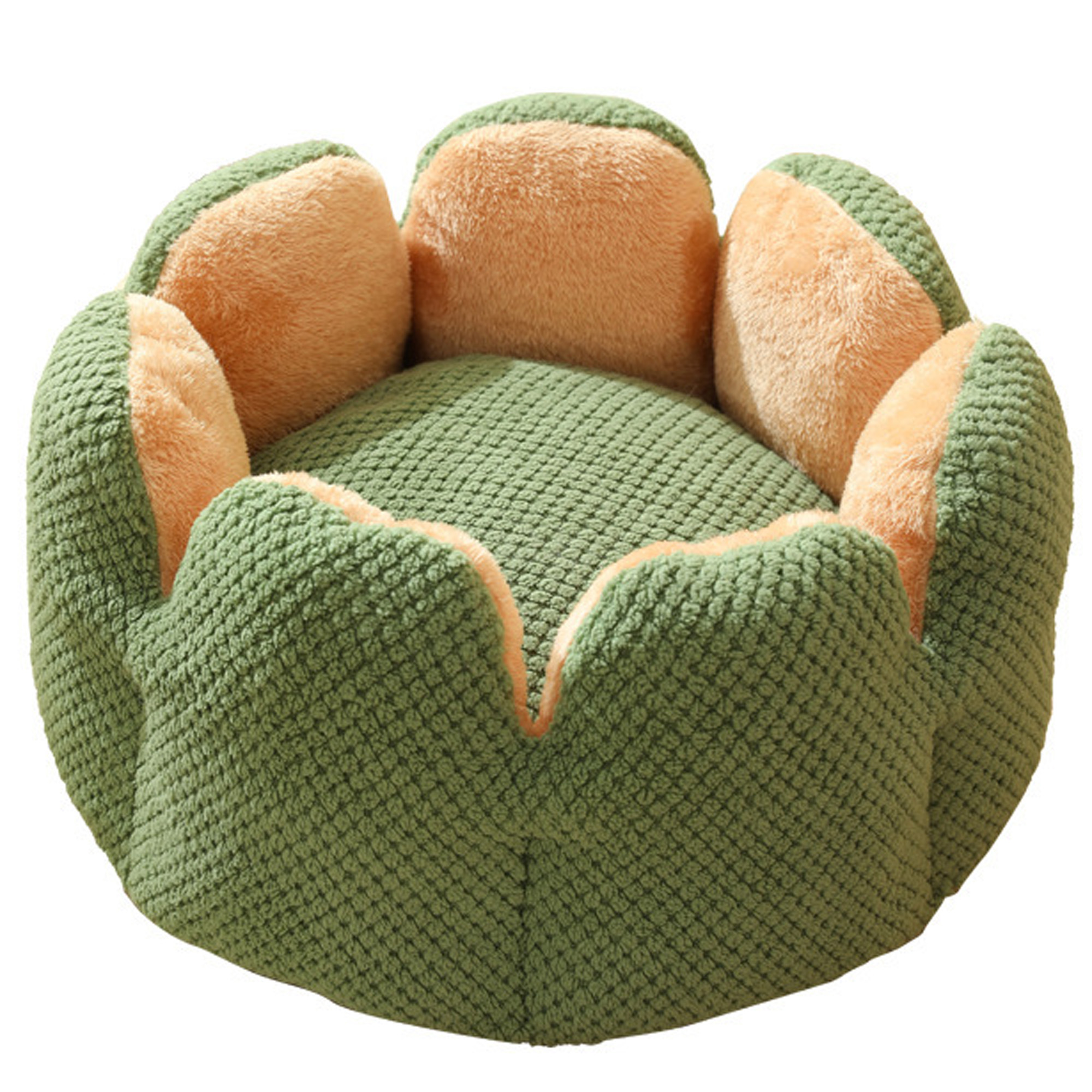 Pet Nesting Bed Cushion 60cm Diameter Soft Warm Dog Cat Sleeping