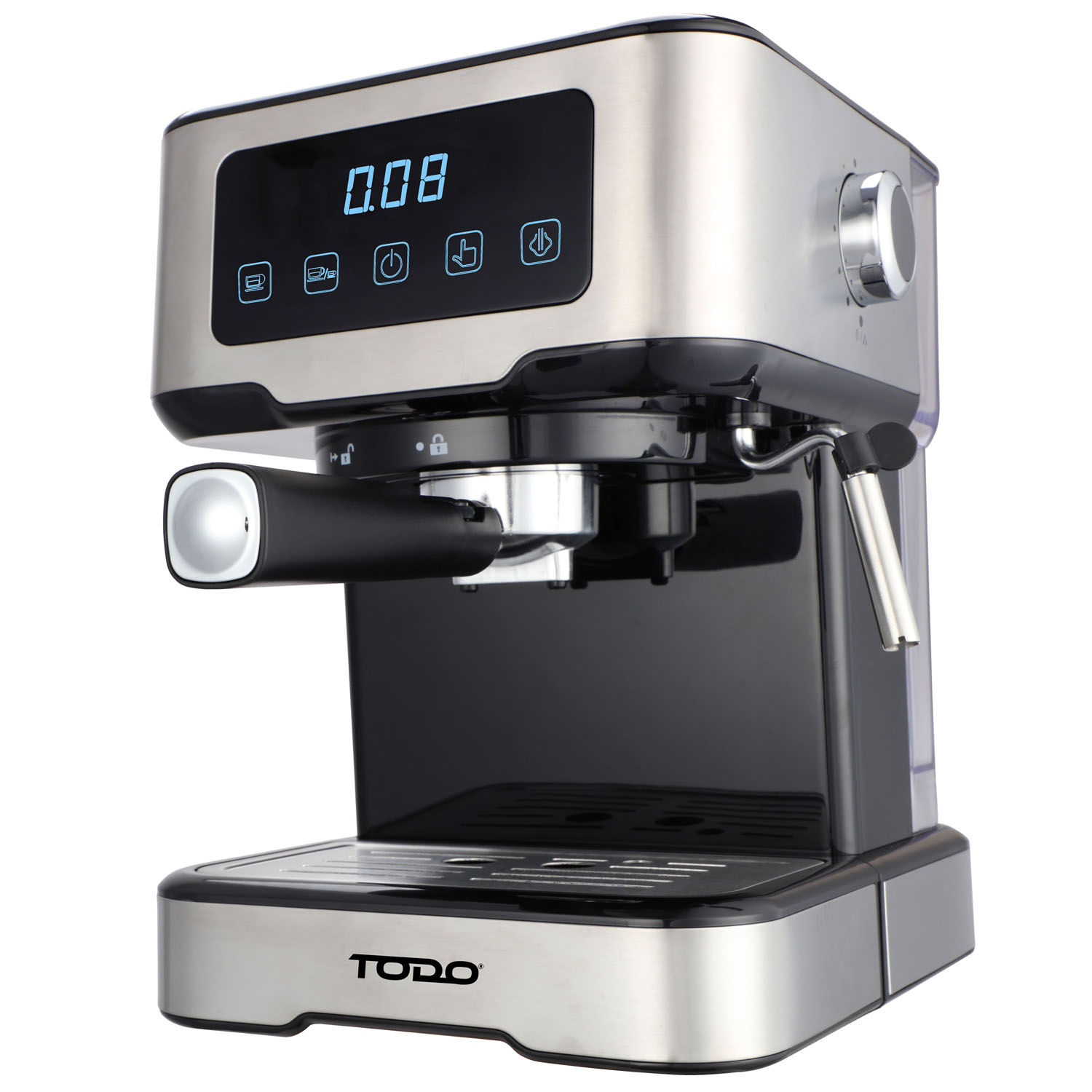 TODO Espresso Coffee Machine 15 Bar Automatic Touch Control LED
