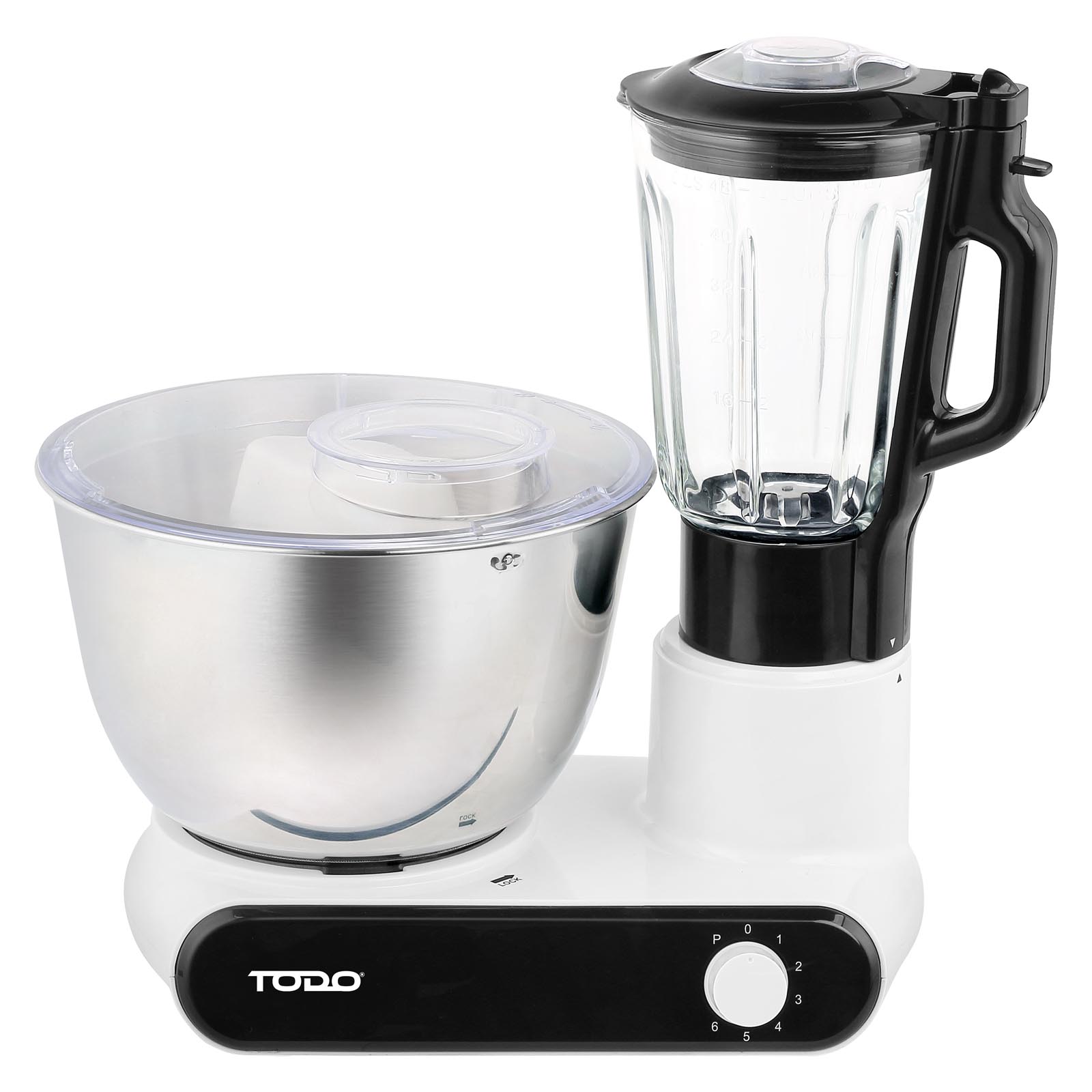TODO Electric Stand Mixer 6L Stainless Steel Bowl w/ Blender