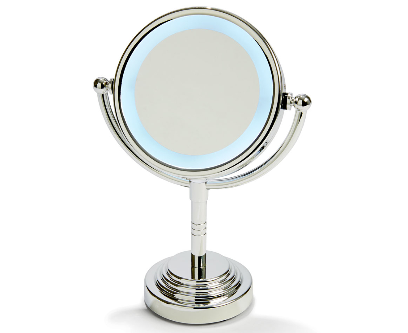 5" Led Backlit Make Up Mirror Double Side 1X / 3X Magnification